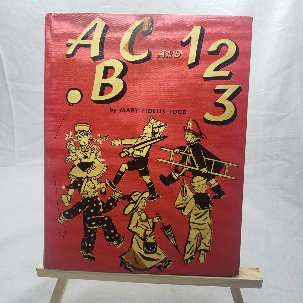 Vintage 1950s Illustrated Children's ABC Vocations Book